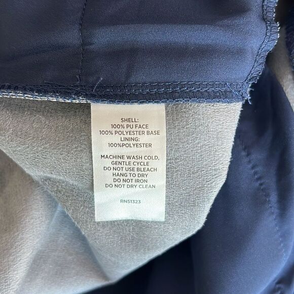 New Halogen® 5-Pocket Faux Leather Pants in Classic Blue Size 10 - Picture 6 of 11